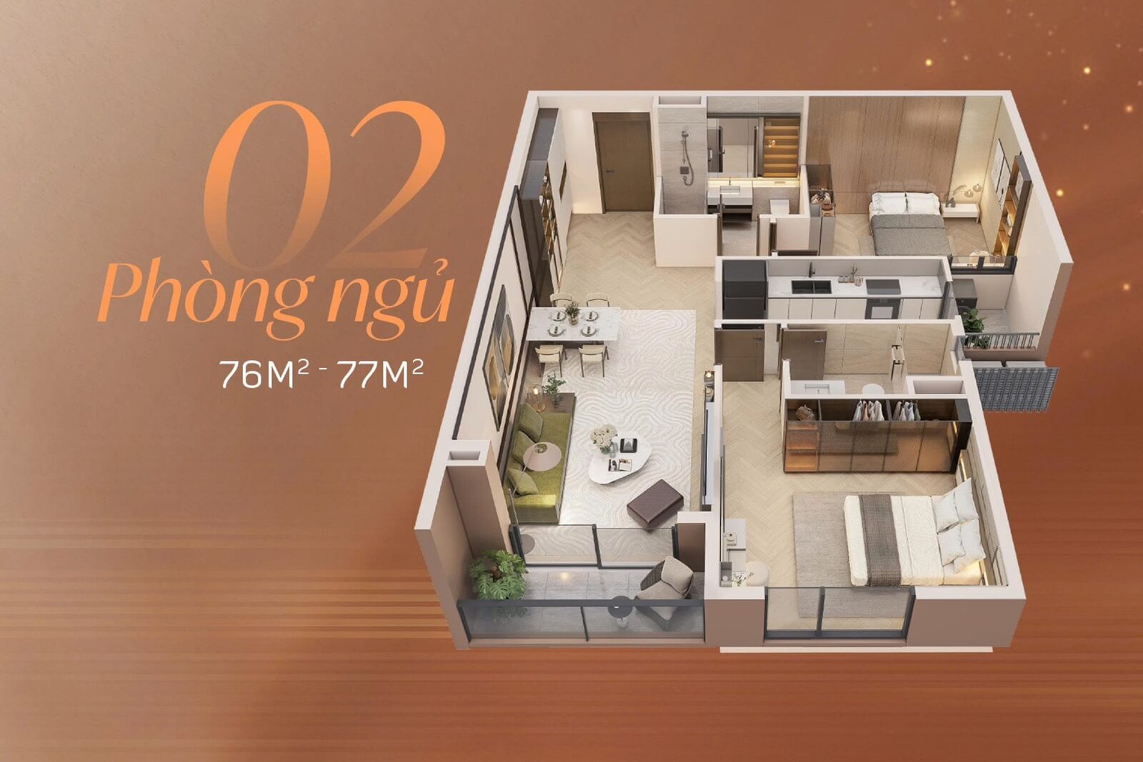 thiết kế căn hộ taseco giải phóng